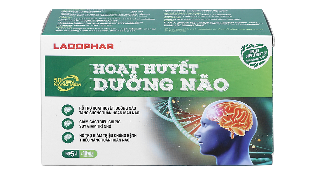 Hoạt huyết dưỡng não Ladophar