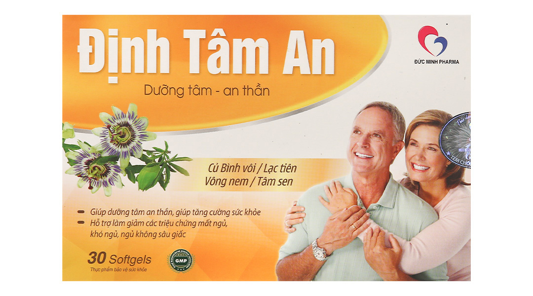 Định Tâm An dưỡng tâm, an thần, cải thiện giấc ngủ