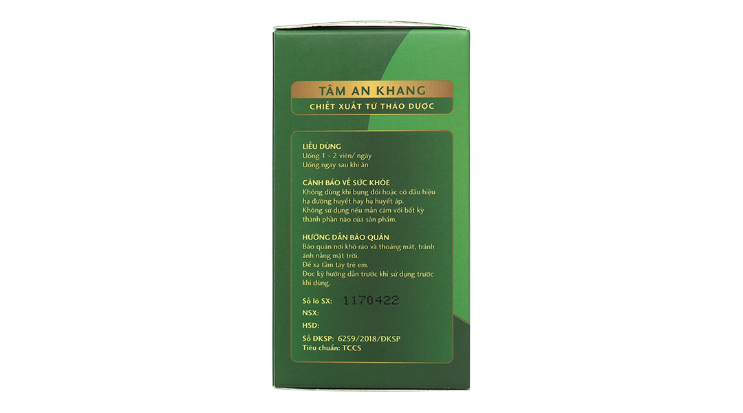Thực phẩm bảo vệ sức khỏe Tâm An Khang