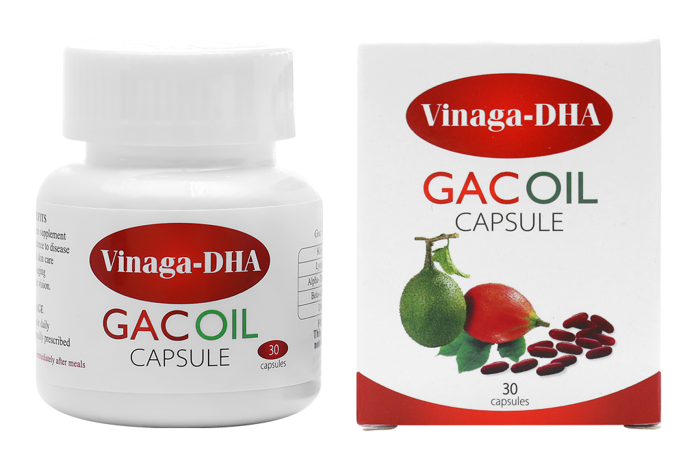 Gac Oil Vinaga Dha hộp 30 viên