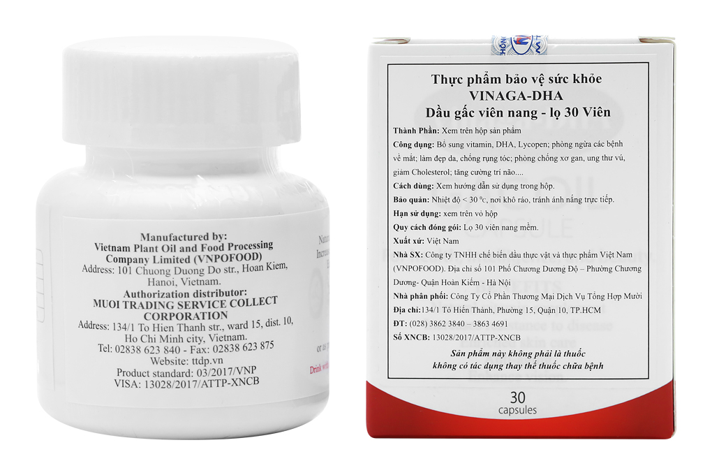 Gac Oil Vinaga Dha hộp 30 viên