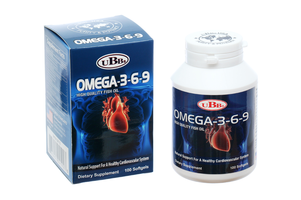 Omega 3,6,9 Ubb chai 100 viên