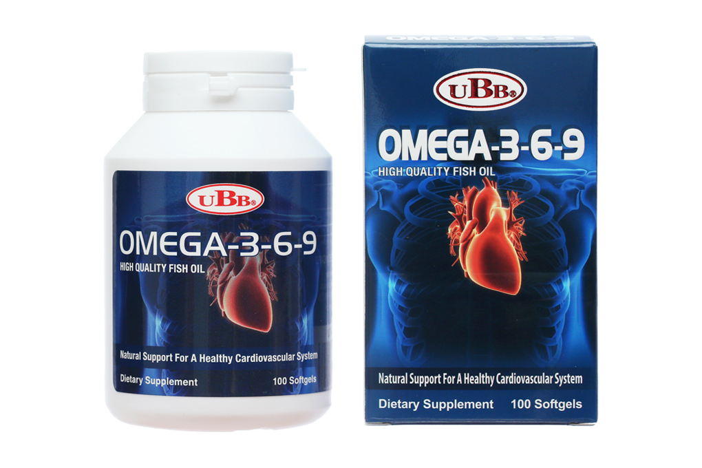 Omega 3,6,9 Ubb chai 100 viên