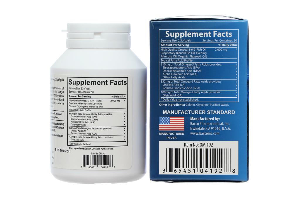 Omega 3,6,9 Ubb chai 100 viên