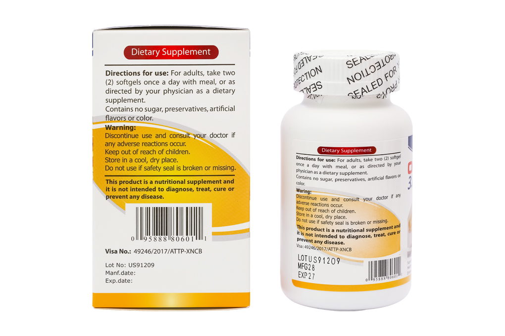 Uspro Omega 3,6,9 Hộp 100v