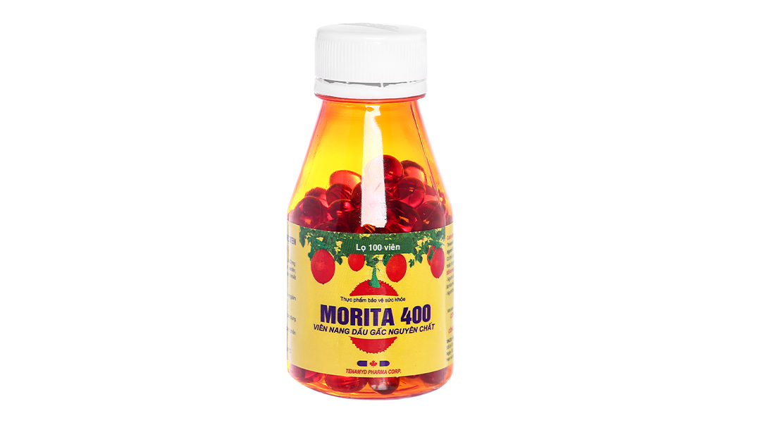 Dầu gấc Morita 400 giảm lão hóa mắt, cải thiện thị lực