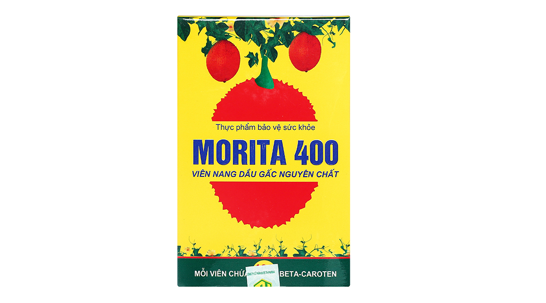 Dầu gấc Morita 400 giảm lão hóa mắt, cải thiện thị lực