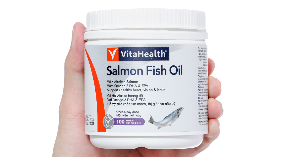 Vitahealth Salmon Fish Oil Hộp 100v