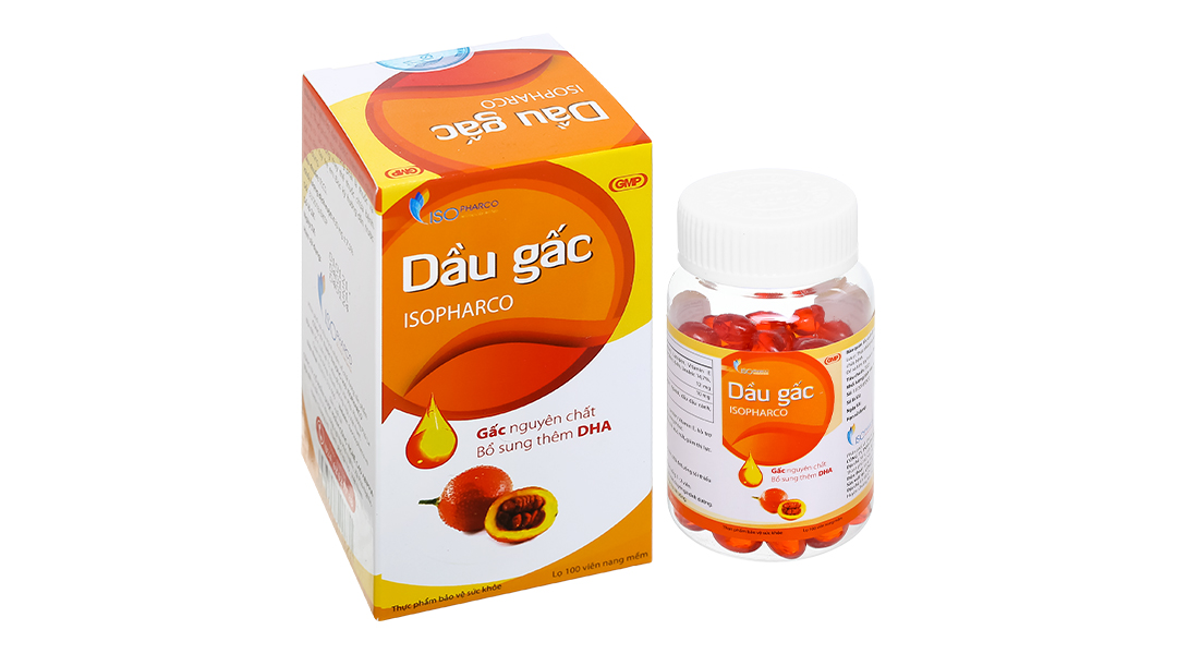 Dầu gấc IsoPharco giảm lão hóa, tăng thị lực