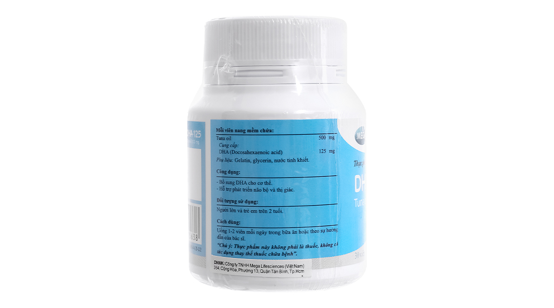 Thực phẩm bảo vệ sức khoẻ Mega We Care DHA-125