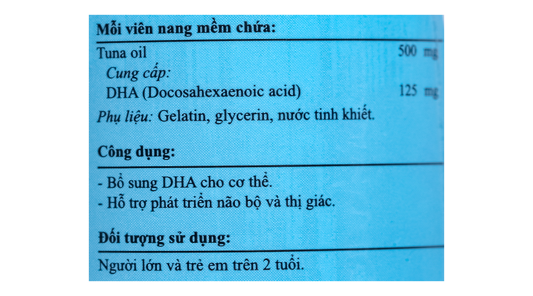 Thực phẩm bảo vệ sức khoẻ Mega We Care DHA-125