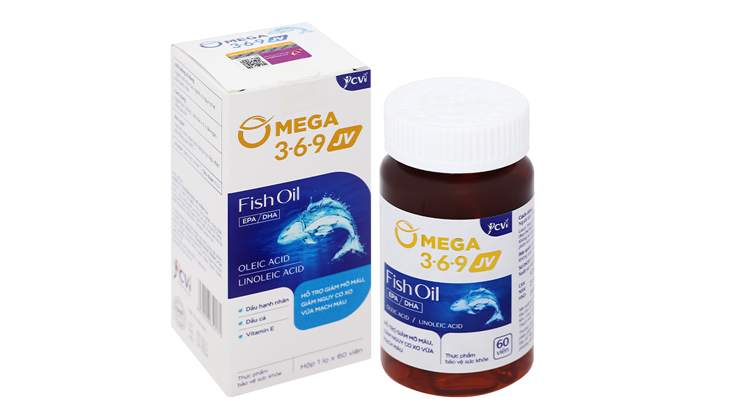 Thực phẩm bảo vệ sức khỏe Omega 3-6-9 JV