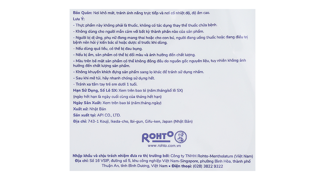 Kẹo Ngậm Bổ Mắt Trẻ Em Rohto Clear Vision Junior