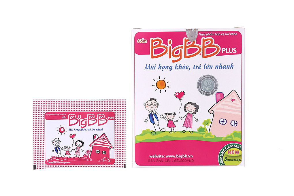 Cốm BigBB Plus hỗ trợ giảm viêm đường hô hấp