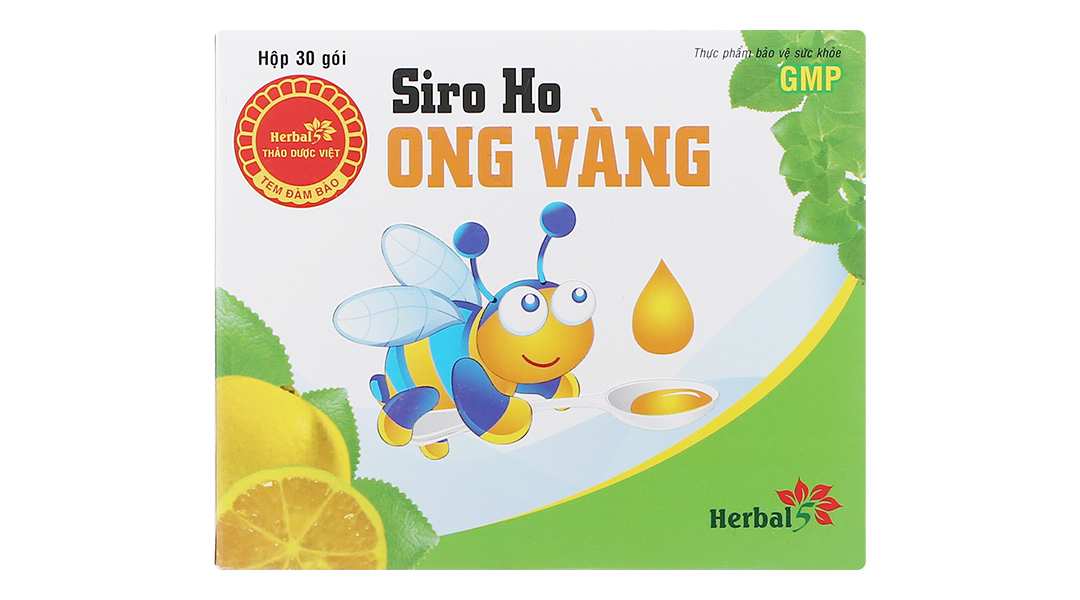 Siro Ong Vàng hỗ trợ giảm ho, đau rát họng