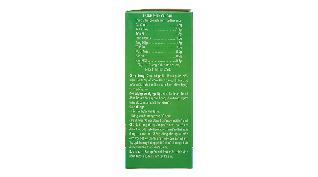 Thiên Môn Bổ Phổi 90ml