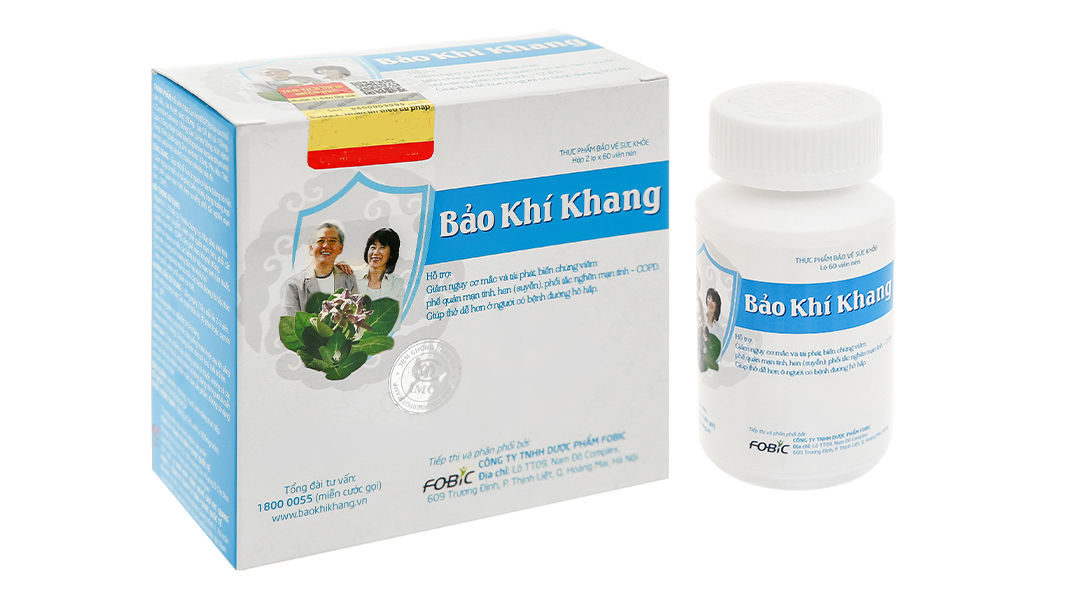 Bảo Khí Khang hỗ trợ các bệnh đường hô hấp