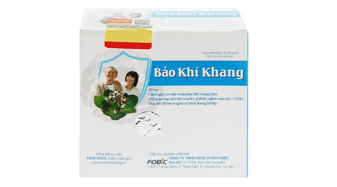 Bảo Khí Khang hỗ trợ các bệnh đường hô hấp