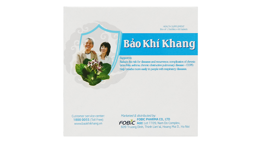 Bảo Khí Khang hỗ trợ các bệnh đường hô hấp