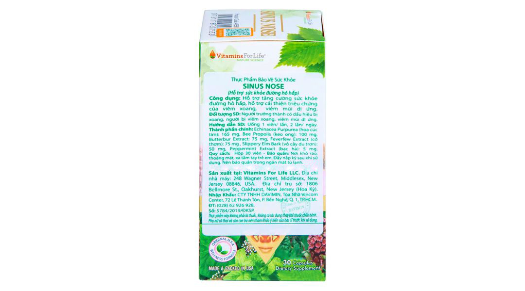 Forlife Sinus Nose Hộp 60v Off
