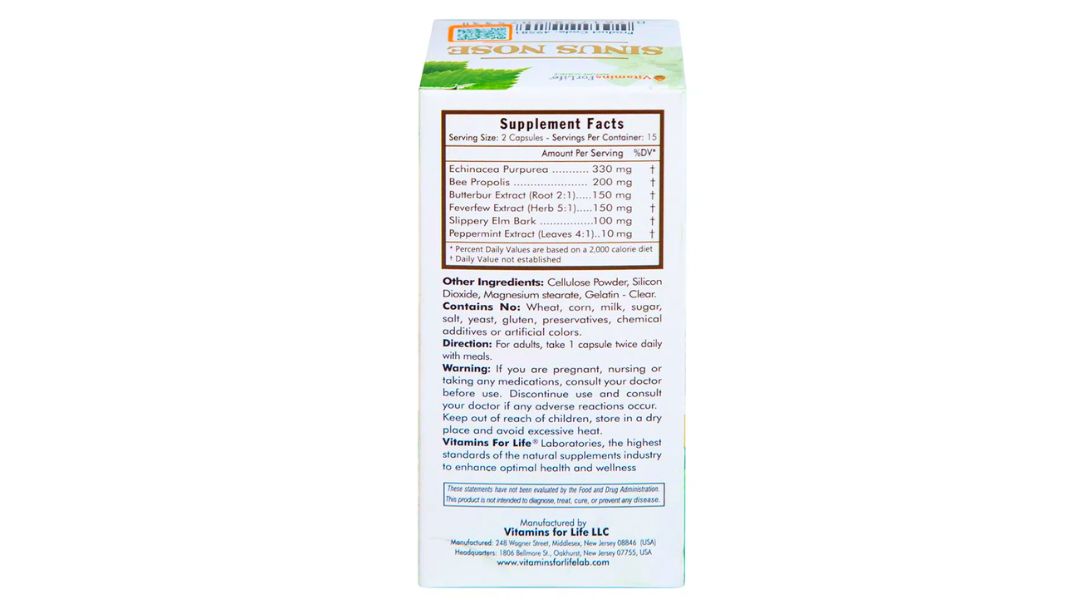 Forlife Sinus Nose Hộp 60v Off