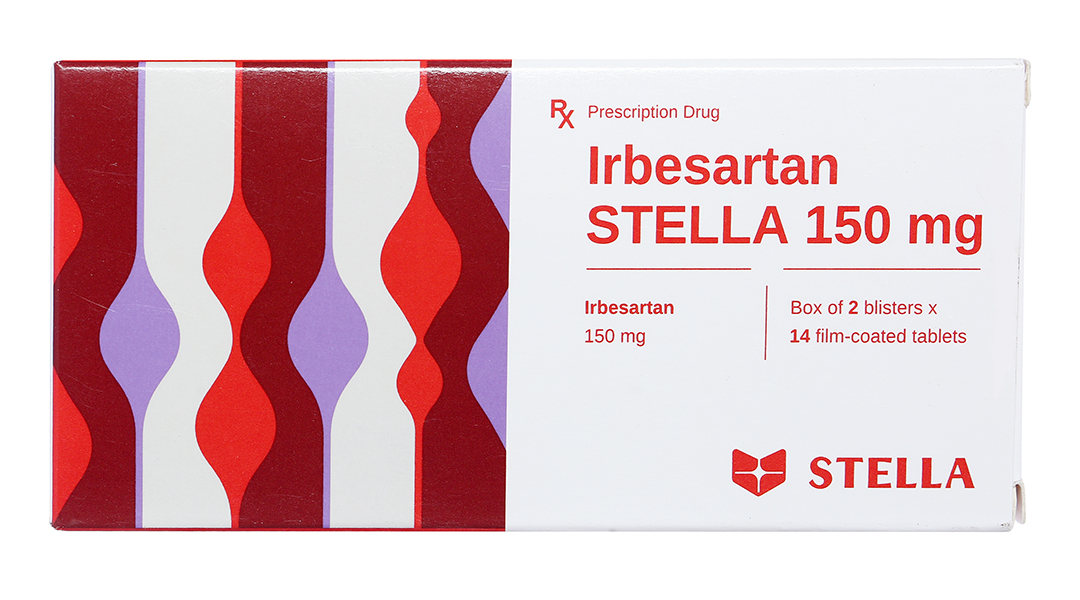Irbesartan Stella 150mg trị tăng huyết áp