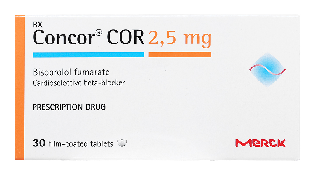 Concor COR 2.5mg trị bệnh suy tim mạn tính ổn định