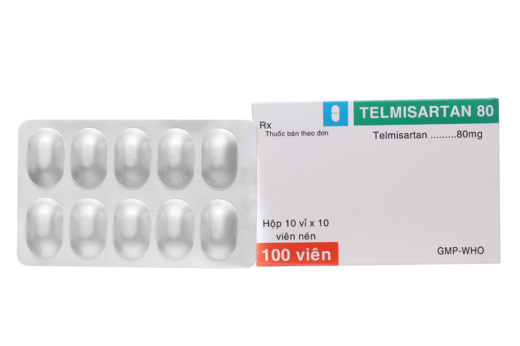 Telmisartan 80 TV.Pharm trị tăng huyết áp