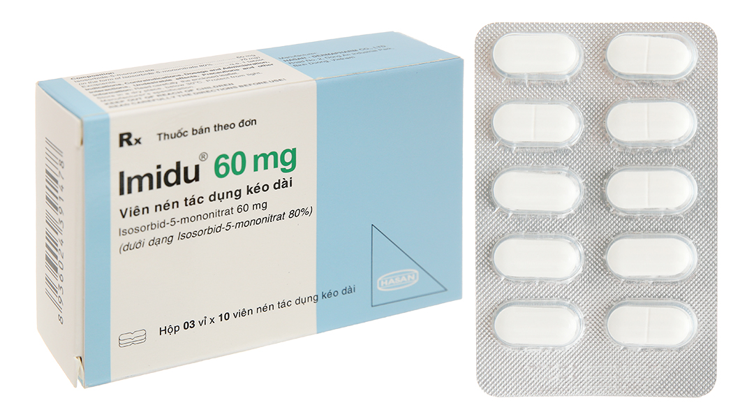 Imidu 60mg dự phòng cơn đau thắt ngực