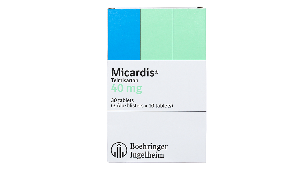 Micardis 40mg trị tăng huyết áp vô căn