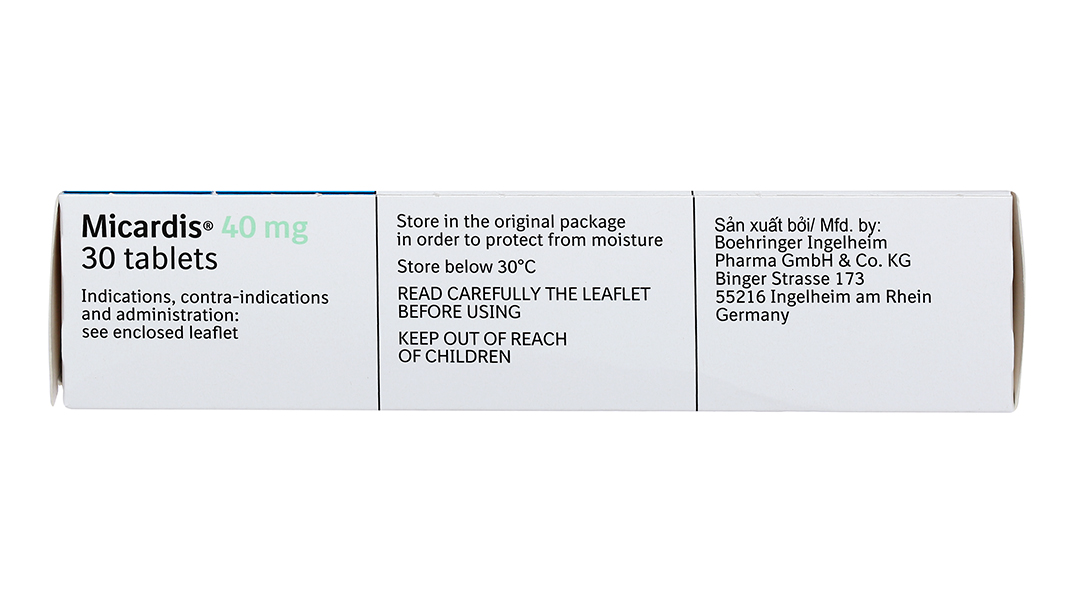 Micardis 40mg trị tăng huyết áp vô căn