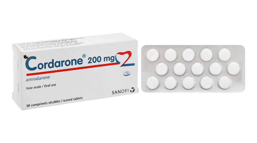 Cordarone 200mg trị loạn nhịp tim