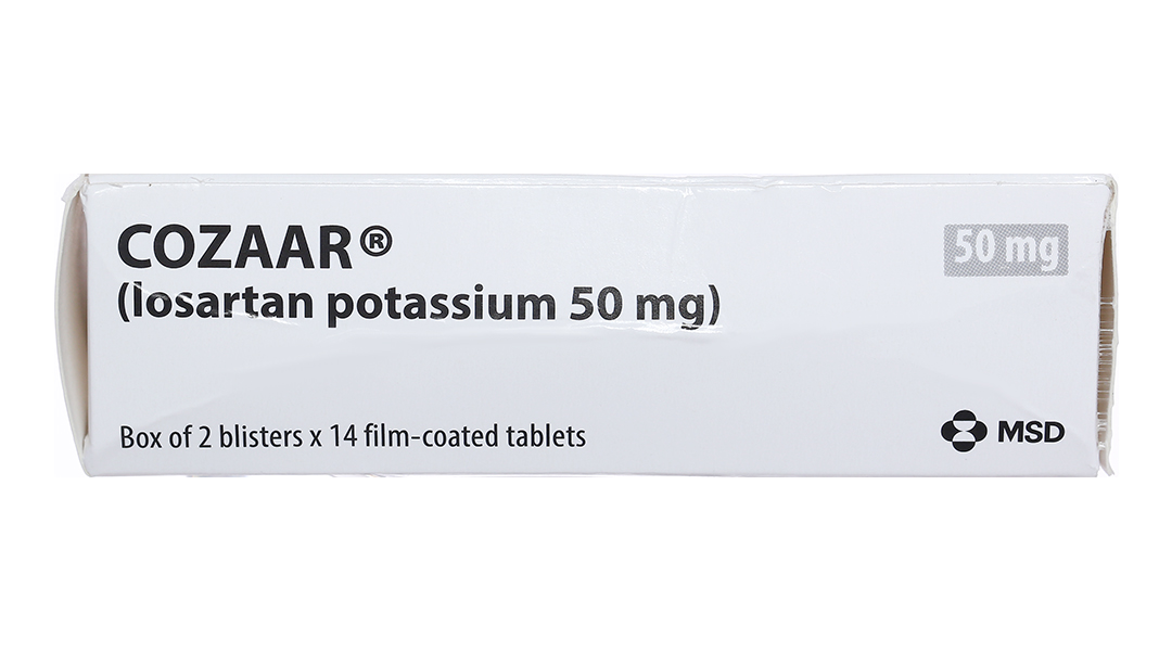 Cozaar 50mg trị tăng huyết áp, suy tim
