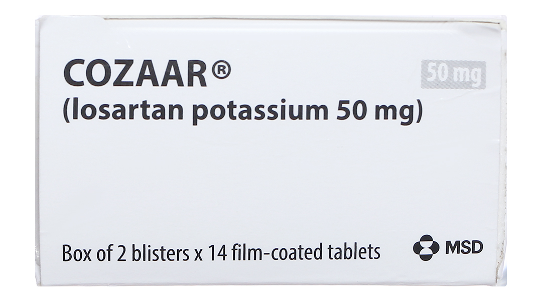 Cozaar 50mg trị tăng huyết áp, suy tim
