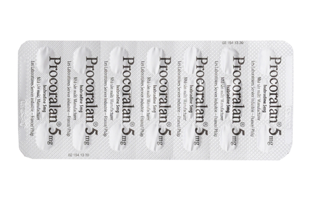 Procoralan 5mg trị đau thắt ngực, suy tim