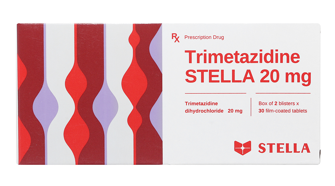 Trimetazidine Stella 20mg trị đau thắt ngực