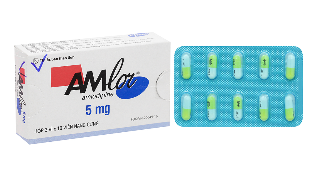 Thông tin về Thuốc Hạ Huyết Áp Amlor 5mg