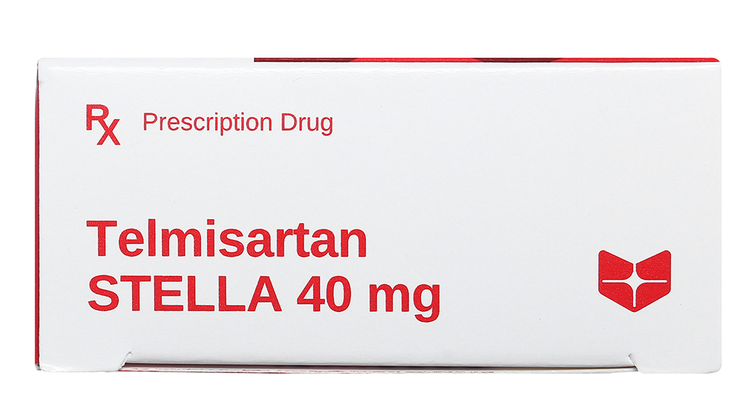 Telmisartan Stella 40mg trị tăng huyết áp, phòng ngừa bệnh tim mạch