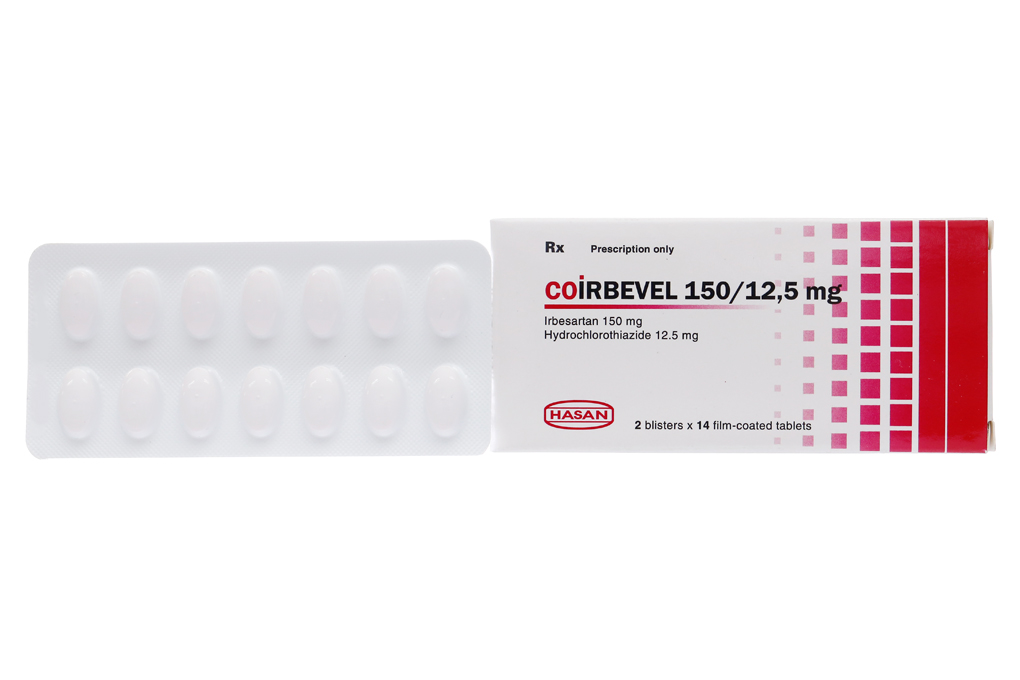Coirbevel 150/12.5mg trị tăng huyết áp