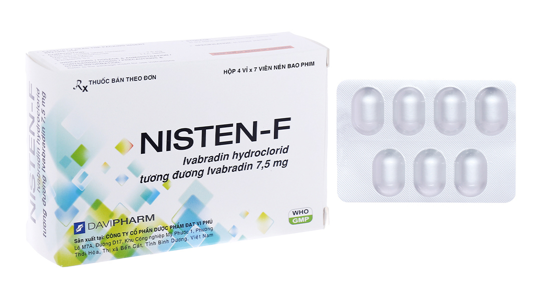 Nisten-F 7.5mg trị đau thắt ngực, bệnh mạch vành