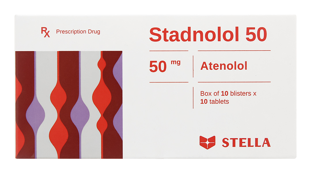 Stadnolol 50 trị tăng huyết áp, đau thắt ngực