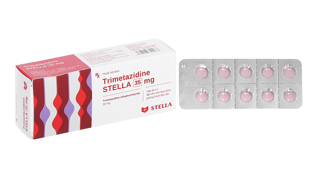 Trimetazidine Stella 35mg trị đau thắt ngực