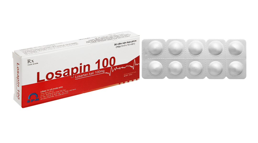 Losapin 100 trị tăng huyết áp