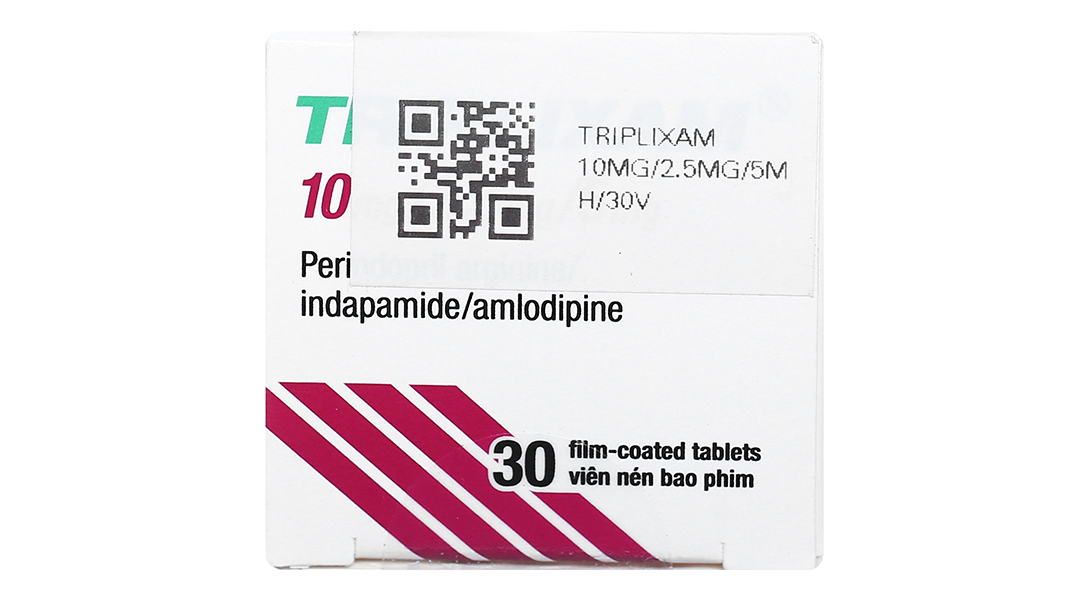 Triplixam 10mg/2.5mg/5mg trị tăng huyết áp