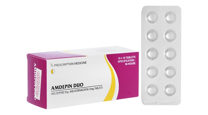 Thuốc Amdepin Duo 5mg/10mg hộp 100 viên - Nhà thuốc An Khang