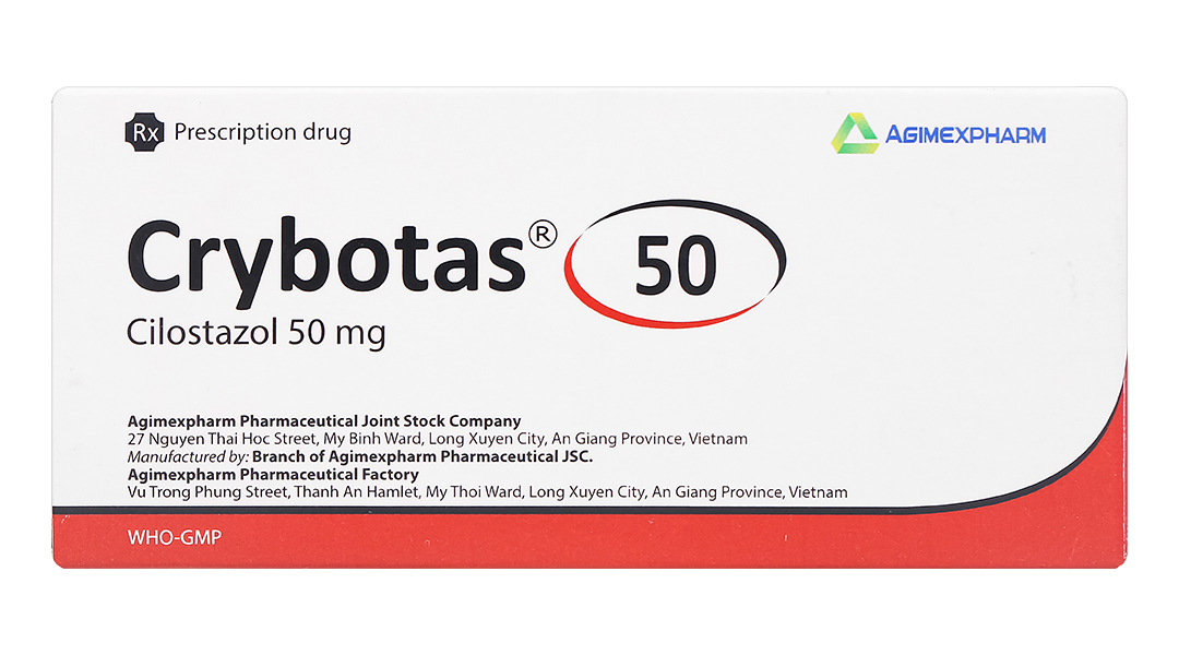 Crybotas 50 trị cơn đau cách hồi do bệnh động mạch chi dưới
