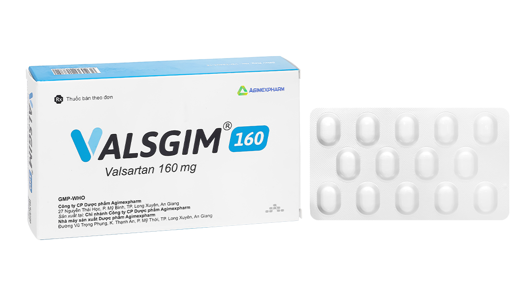 Valsgim 160 trị tăng huyết áp, suy tim