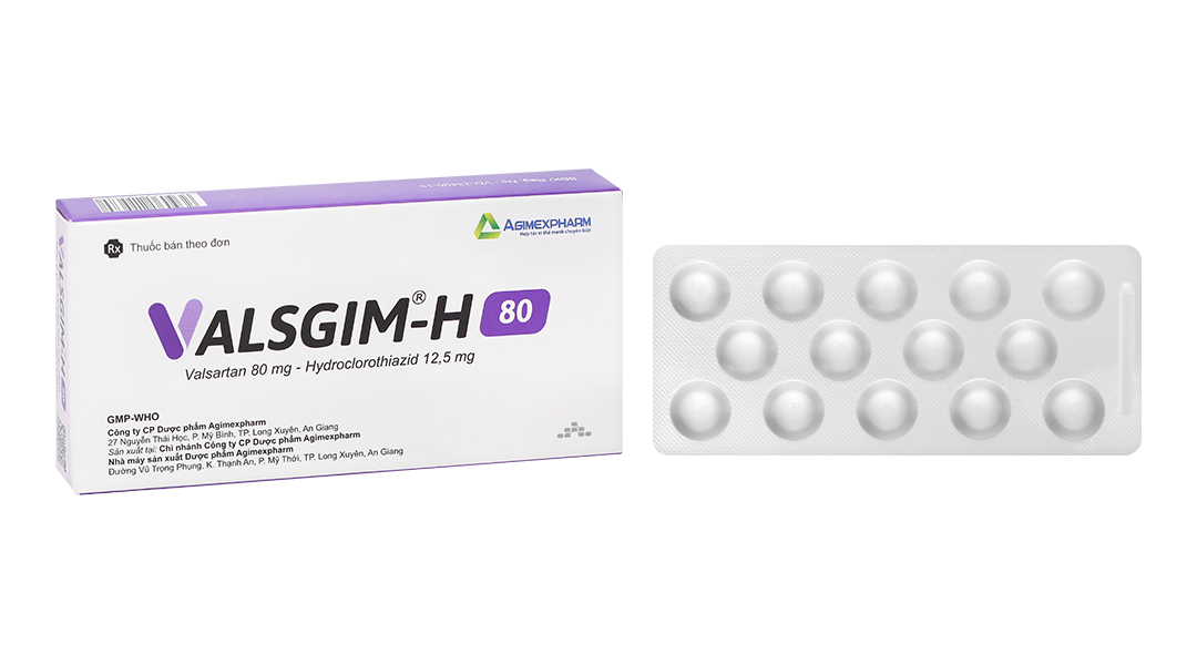 Valsgim - H 80mg/12.5mg chỉ định điều trị tăng huyết áp