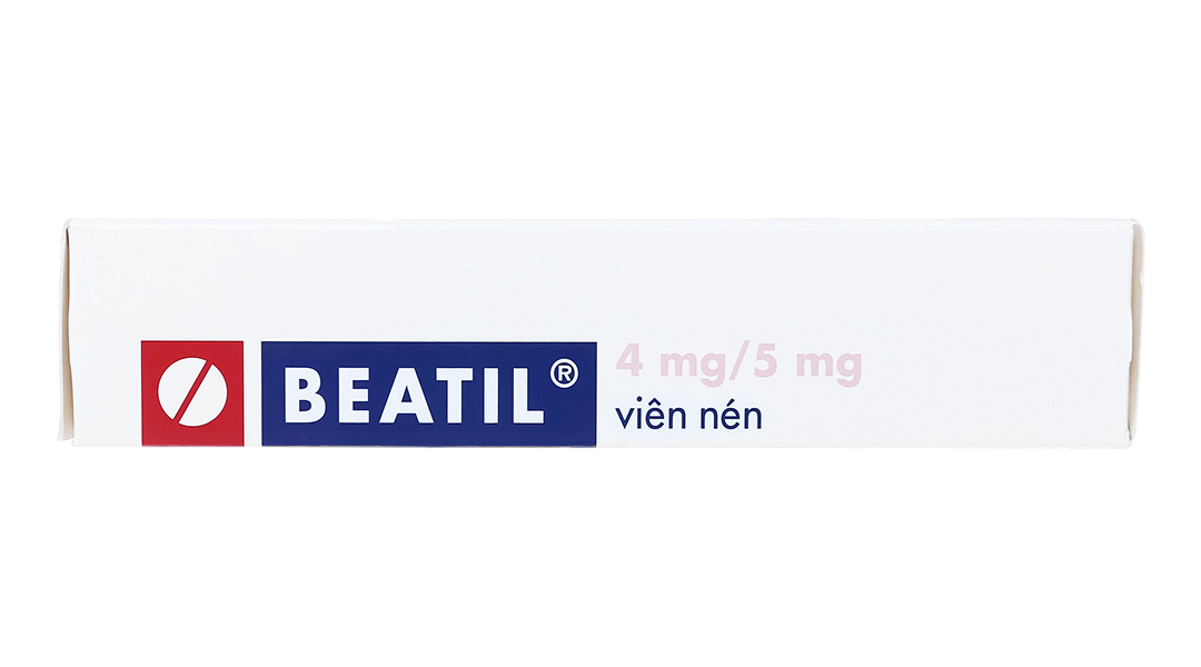 Beatil 4mg/5mg trị tăng huyết áp, mạch vành