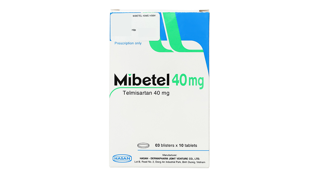 Mibetel 40mg trị tăng huyết áp